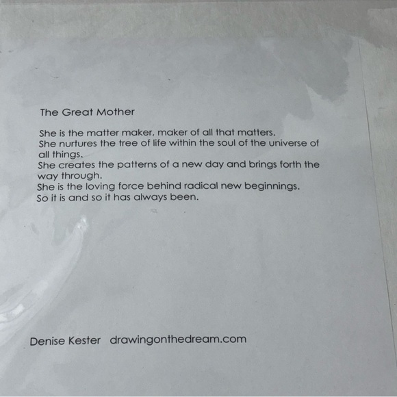 ❤️Denise Kester “The Great Mother” Limited Signed Print - Picture 3 of 3